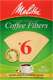 Melitta #6 Cone Coffee Filters