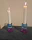 זוג פמוטי זכוכית דו-גוניים