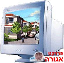מסך מחשב 17 אינץ' (לא LCD)