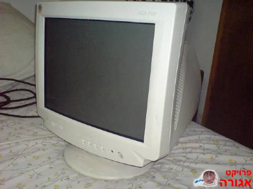 2 מסכי מחשב crt
