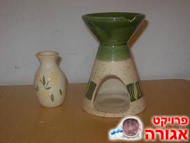 מבער שמן ריחני ואגרטל לקישוט