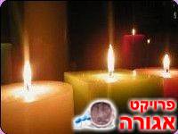 זוג נרות ריחניים