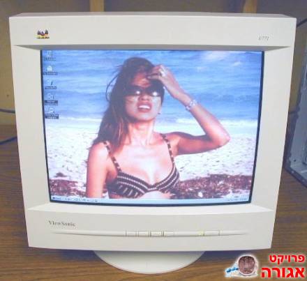 מסך מחשב 17" CRT