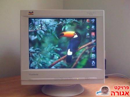 מסך "17 viewsonic לאLCD
