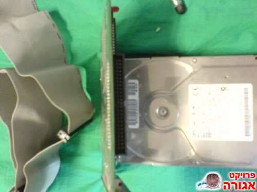 כונן קשיח SCSI + כבל + כרטיס SCSI