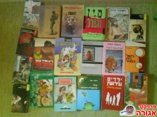 כ30 ספרי קריאה, ילדים ועיון מרתקים