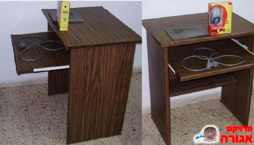 שולחן מחשב צר במצב טוב