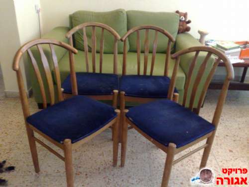 4 כיסאות לשולחן אוכל