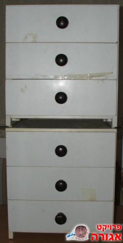 זוג כונניות 3 מגירות