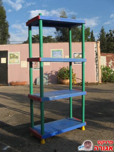 כוננית מדפים מפלסטיק