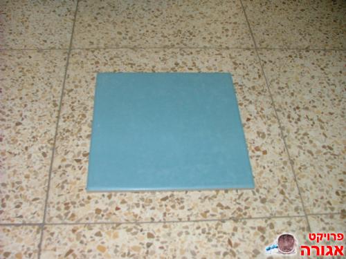 אריחים 20X20 בצבע טורקיז