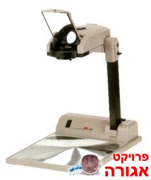 מקרן שקפים לשם שימוש..