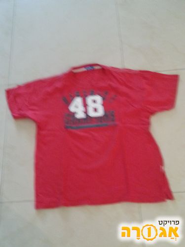 חולצת "סולוג" אדומה-מידה 16