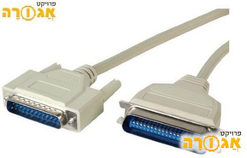 כבל מדפסת פרלל (25 פינים)