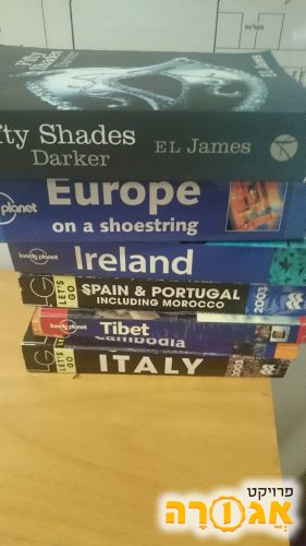 ספרים מדריכי טיולים בחול באנגלית לונלי פלנט