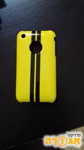 מגן פלפון איפון צהוב