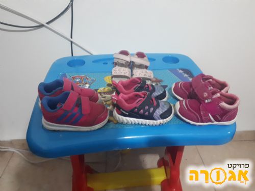 נעליים לתינוקת מידות 19-22
