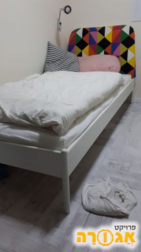 מיטת יחיד חדשה מזרון+בסיס