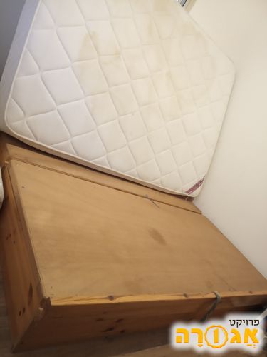 בסיסי מיטה עם ארגז ומזרון זוגי