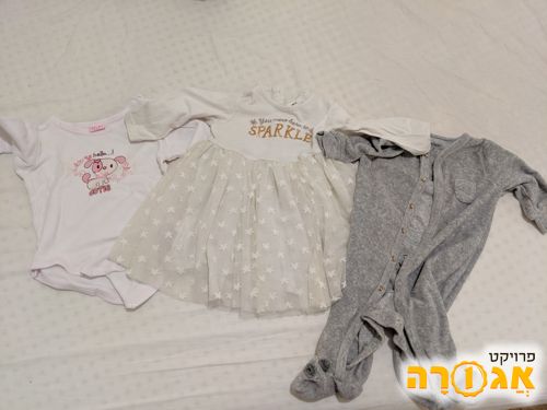 בגדי תינוקות 3-6 חודשים