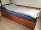 מיטת עץ לנוער רוחב: 196 ס"מ, עומק: 99 ס"מ, גובה: 6