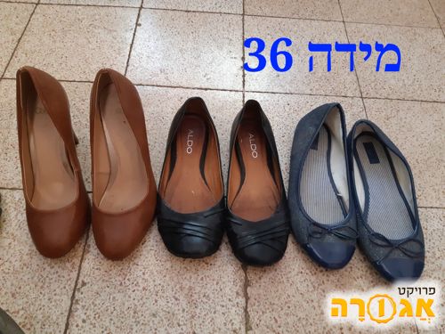 נעלי נשים שונות במידה 36