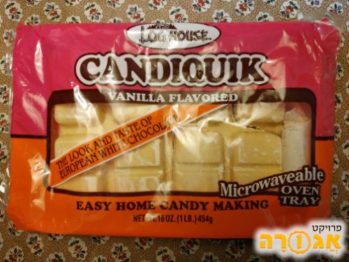 Vanilla candy product for dipping and co