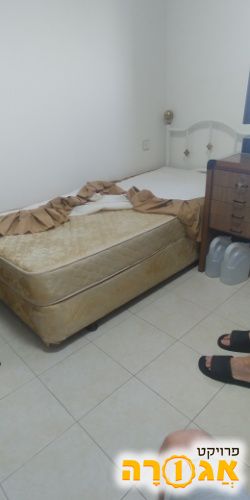 מיטת יחיד 190X90 כולל ראש מיטה