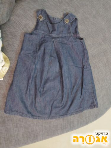 שמלת סרפן ג'ינס לגיל 3