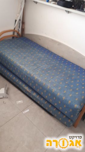 מיטת נוער (עם מטה נפתחת וארגז מצעים
