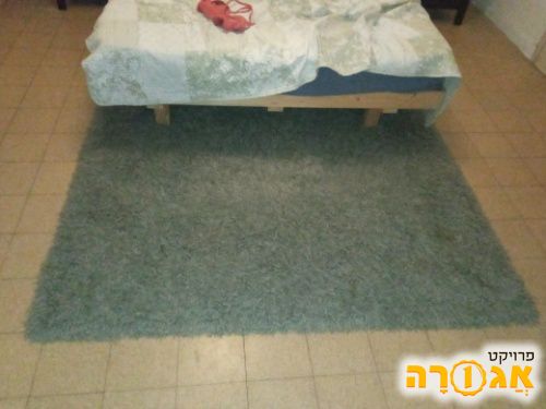 שטיח שאגי בצבע אפור בגודל 160*230