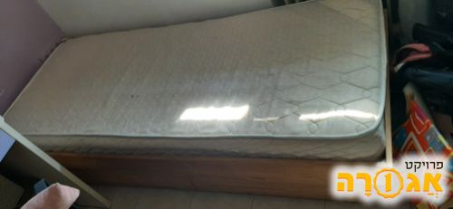 מיטת יחיד עם ארגז + מזרון