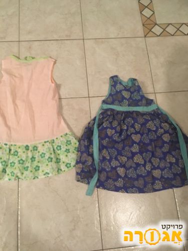 2 שמלות לגיל 4-5