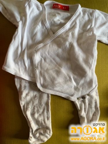 בגדים לבנים לתינוק 3 חודשים