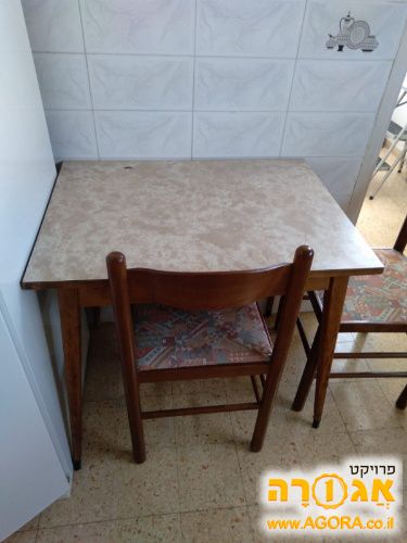 שולחן מטבח + כיסאות