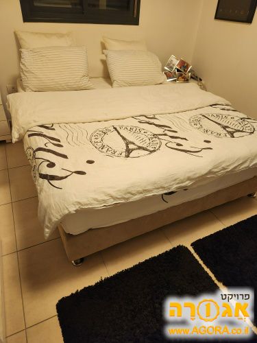 מיטה זוגית 1.60×2.00 מזרון+מיטה