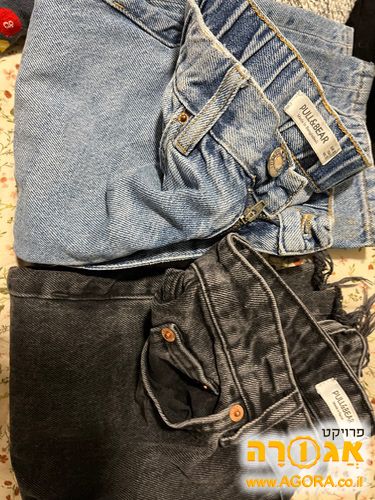 ג'ינס נערות גזרה רחבה