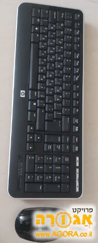 מקלדת ועכבר אלחוטיים של HP