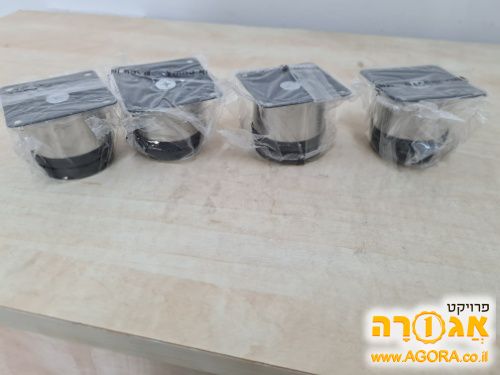 4 רגלי שולחן מתכווננות עגולות