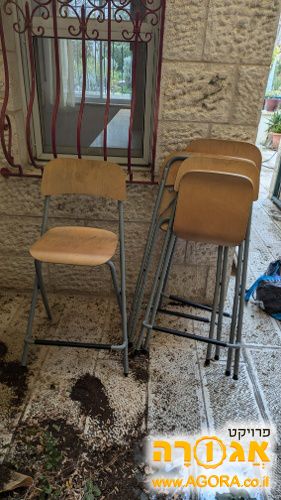 4 כסאות בר איקיה