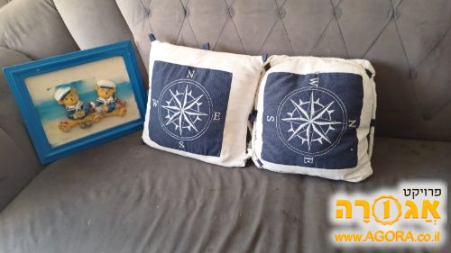 כריות נוי ותמונה לקיר