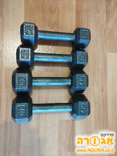 משקולות יד 3 ו4 ק"ג