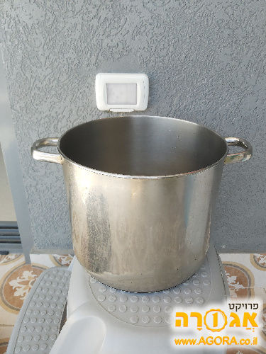 סיר נירוסטה 15 ליטר ללא מכסה