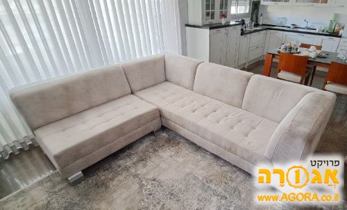 ספה תלת מושבים+שזלונג