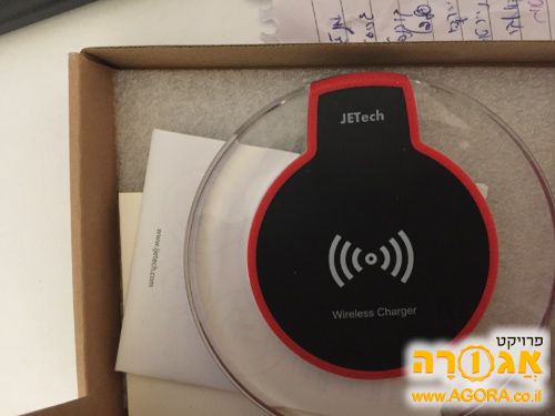 מטען נייד JETech Wireless Qi Charger Pad