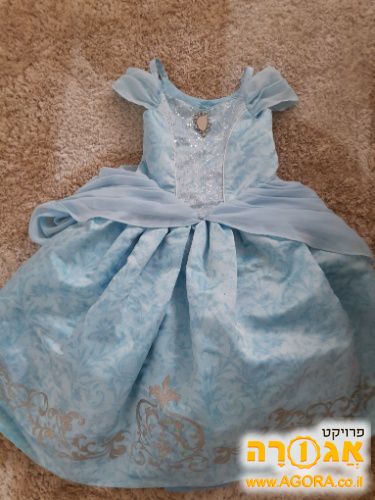 תחפושת סינדרלה מקורית של דיסני מידה 5-6