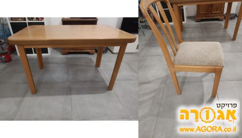 פינת אוכל עם 4 כסא