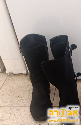מגפיים שחורות מידה 39