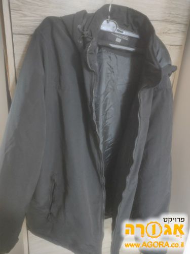 מעיל שחור לגבר xxl