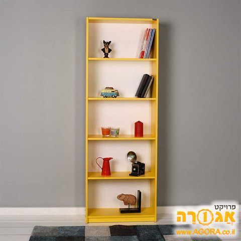 ספרייה כוננית צהובה איקאה